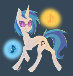 Size: 2724x2836 | Tagged: safe, artist:katzett, dj pon-3, vinyl scratch, pony, unicorn, female, horn, mare, solo