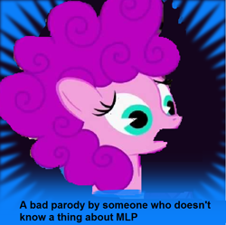 Size: 820x818 | Tagged: safe, derpibooru exclusive, derpibooru import, edit, pinkie pie, earth pony, pony, a bad parody by someone who doesn't know a thing about mlp, derpibooru, expy, mad (tv series), mad magazine, meta, my little war horse, pony cameo, pony reference, solo, spoilered image joke