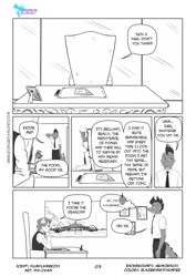 Size: 1200x1697 | Tagged: safe, artist:blazewingsthunder, artist:heimobauss, artist:pia-sama, fancypants, spike, anthro, comic:rogue diamond, comic, sarcasm