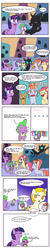 Size: 3514x17507 | Tagged: safe, artist:helsaabi, derpibooru import, amber laurel, ruby love, scarlet heart, spike, thorax, twilight sparkle, twilight sparkle (alicorn), alicorn, changeling, dragon, pony, the times they are a changeling, comic, engrish