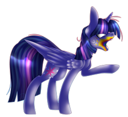 Size: 1984x1819 | Tagged: safe, artist:immagoddampony, derpibooru import, twilight sparkle, twilight sparkle (alicorn), alicorn, pony, 28 pranks later, cookie zombie, simple background, solo, transparent background