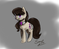 Size: 1121x929 | Tagged: safe, artist:elisdoominika, octavia melody, earth pony, pony, female, mare, simple background, solo