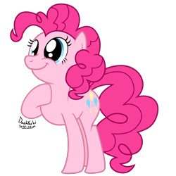 Size: 4096x4096 | Tagged: safe, artist:dashyoshi, pinkie pie, earth pony, pony, absurd resolution, simple background, solo, transparent background, vector