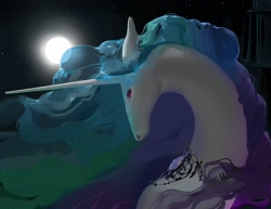 Size: 2560x1980 | Tagged: safe, artist:yanisfucker, princess celestia, alicorn, pony, female, horn, mare, solo