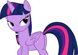 Size: 12705x9033 | Tagged: safe, artist:cyanlightning, derpibooru import, twilight sparkle, twilight sparkle (alicorn), alicorn, pony, no second prances, absurd resolution, female, folded wings, lidded eyes, mare, plot, simple background, solo, transparent background, vector