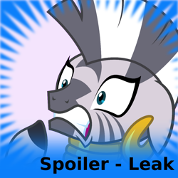 Size: 1024x1024 | Tagged: safe, artist:sketchmcreations, zecora, zebra, derpibooru, faic, female, leak, meta, meta:leak, official spoiler image, quadrupedal, shocked, solo, spoilered image joke