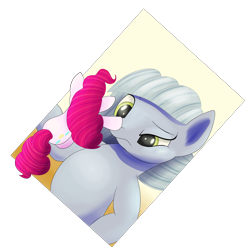 Size: 2200x2200 | Tagged: safe, artist:huffy26, limestone pie, pinkie pie, pony, atg 2018, boop, newbie artist training grounds, simple background, transparent background, wat