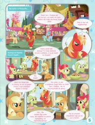 Size: 1220x1600 | Tagged: safe, apple bloom, applejack, big macintosh, granny smith, earth pony, pony, comic, implied sugarmac, magazine scan