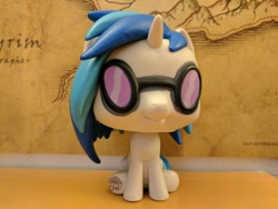 Size: 1032x774 | Tagged: safe, photographer:captaincakewalk, dj pon-3, vinyl scratch, pony, unicorn, funko, pop, skyrim, solo, the elder scrolls, toy