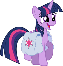 Size: 4158x4320 | Tagged: safe, artist:iknowpony, derpibooru import, twilight sparkle, twilight sparkle (alicorn), alicorn, pony, .svg available, absurd resolution, female, folded wings, hooves, horn, mare, open mouth, saddle bag, simple background, smiling, solo, transparent background, vector, wings