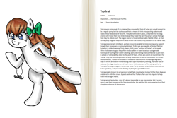 Size: 1280x853 | Tagged: safe, artist:sirachanotsauce, oc, oc only, oc:troll-raipony, earth pony, pony, female, mare, monster mare, monster mare encyclopedia, solo