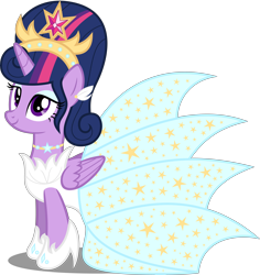 Size: 8412x8894 | Tagged: safe, artist:atomicmillennial, derpibooru import, twilight sparkle, twilight sparkle (alicorn), alicorn, pony, absurd resolution, clothes, dress, flash puppet, smiling, solo