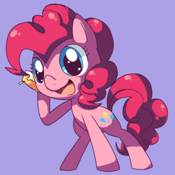 Size: 500x500 | Tagged: safe, artist:スカイ, pinkie pie, earth pony, pony, female, mare, simple background, solo