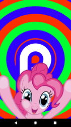 Size: 1440x2560 | Tagged: safe, artist:brony eddie, pinkie pie, earth pony, pony, android (os), easter, food, holiday, pie