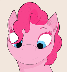 Size: 708x760 | Tagged: safe, artist:the-brightest-sunny-days, pinkie pie, earth pony, pony, bust, portrait, solo