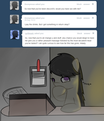 Size: 750x867 | Tagged: safe, artist:erthilo, octavia melody, earth pony, pony, ask, ask octavia, discorded, tumblr