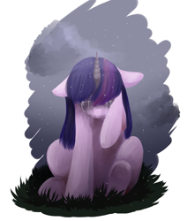 Size: 939x1108 | Tagged: safe, artist:maria-fly, derpibooru import, twilight sparkle, crying, floppy ears, sad, solo