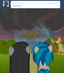 Size: 700x797 | Tagged: safe, artist:erthilo, dj pon-3, octavia melody, vinyl scratch, earth pony, pony, ask octavia