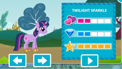 Size: 865x493 | Tagged: safe, derpibooru import, twilight sparkle, game, guardians of harmony, official