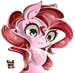 Size: 606x591 | Tagged: safe, artist:tohupo, pinkie pie, pony, female, mare, simple background, solo, white background