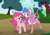 Size: 3508x2480 | Tagged: safe, artist:jackiebloom, pinkie pie, oc, oc:disco inferno, earth pony, mule, pony, bow, duo, female, leonine tail, male, mare, mother and child, mother and son, open mouth, parent and child, parent:pinkie pie, parent:unnamed oc, parents:canon x oc, pegamule, show accurate, tail bow, tail ring