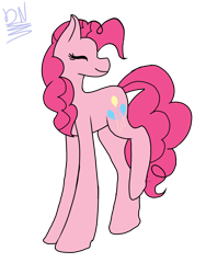 Size: 3024x4032 | Tagged: safe, artist:drawnote, artist:icey-wicey-1517, color edit, edit, pinkie pie, earth pony, pony, collaboration, colored, eyes closed, female, mare, simple background, solo, transparent background