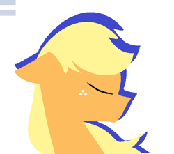 Size: 597x527 | Tagged: safe, artist:moonlightnote, applejack, earth pony, pony, bust, portrait, solo