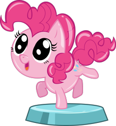 Size: 2885x3146 | Tagged: safe, artist:phucknuckl, edit, pinkie pie, earth pony, pony, my little pocket ponies, chibi, female, inkscape, ios game, mare, pocket ponies, simple background, transparent background, vector, vector edit