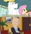 Size: 500x560 | Tagged: safe, bulk biceps, fluttershy, pegasus, pony, blonde, blonde mane, blonde tail, blue eyes, curtain, ear piercing, exploitable meme, female, imgflip, jeff bezos, looking to side, looking to the right, male, mare, meme, open mouth, piercing, pink mane, pink tail, red eyes, replacement meme, smiling, south park, spread wings, stallion, star trek, talosian, text, watermark, white coat, wings, yellow coat