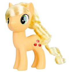 Size: 719x719 | Tagged: safe, applejack, earth pony, pony, brushable, female, irl, magic of everypony collection, mare, photo, solo, toy