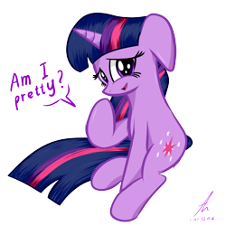 Size: 2200x2200 | Tagged: safe, artist:truffle shine, derpibooru import, twilight sparkle, bronybait, cute, floppy ears, simple background, transparent background