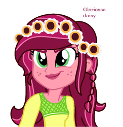 Size: 862x888 | Tagged: safe, artist:hastigh14, artist:nekowanny-chan, gloriosa daisy, equestria girls, base used, simple background, solo, white background