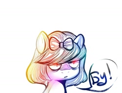 Size: 1300x1000 | Tagged: artist needed, safe, oc, oc only, pony, bust, female, glowing eyes, mare, russian, simple background, solo, speech bubble, white background