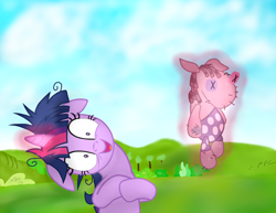 Size: 6600x5100 | Tagged: safe, artist:everesco, derpibooru import, smarty pants, twilight sparkle, lesson zero, absurd resolution, glowing horn, head tilt, magic, newbie artist training grounds, solo, telekinesis, twilight snapple