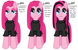 Size: 4900x3200 | Tagged: safe, artist:fascismnotincluded, pinkie pie, pony, high res, personality swap, pinkamena diane pie, pinkie pie's boutique, solo