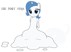 Size: 3441x2550 | Tagged: safe, artist:badumsquish, derpibooru exclusive, oc, oc only, oc:theme, goo pony, lamia, monster pony, original species, pony, arm behind back, bedroom eyes, coils, derpibooru, derpibooru ponified, derpibooru theme illusion, eyeshadow, female, illusion, looking at you, makeup, melting, meta, ponified, simple background, smiling, solo, transparent background, witchcraft