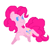 Size: 687x655 | Tagged: safe, artist:breezietype, pinkie pie, earth pony, pony, chibi, female, pixel art, simple background, white background