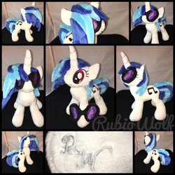 Size: 1600x1600 | Tagged: safe, artist:rubiowolf, dj pon-3, vinyl scratch, pony, unicorn, female, irl, mare, photo, plushie