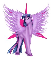 Size: 639x739 | Tagged: safe, artist:anxiousshadowpetals, derpibooru import, twilight sparkle, twilight sparkle (alicorn), alicorn, pony, solo