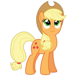 Size: 5040x5040 | Tagged: safe, artist:mfg637, applejack, earth pony, pony, castle sweet castle, .svg available, absurd resolution, cute, jackabetes, simple background, solo, svg, transparent background, vector