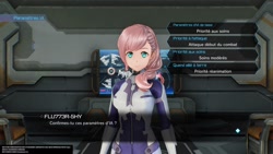 Size: 2048x1152 | Tagged: safe, fluttershy, human, anime, droid name, fatal bullet, flu773r-5hy, game, humanized, leet speak, playstation 4, sao, screenshots, sword art online