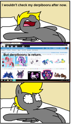 Size: 636x1110 | Tagged: safe, artist:pencil bolt, princess celestia, princess luna, starlight glimmer, oc, oc:pencil bolt, alicorn, changedling, changeling, pegasus, pony, bad, derpibooru, funny, looking, male, meta, wake up