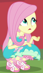 Size: 574x957 | Tagged: safe, screencap, fluttershy, better together, equestria girls, fluttershy's butterflies, clothes, cropped, shoes, solo