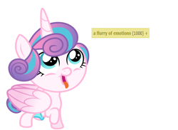 Size: 6400x4664 | Tagged: safe, artist:nightshadowmlp, artist:parclytaxel, princess flurry heart, alicorn, pony, a flurry of emotions, .svg available, absurd resolution, behaving like a dog, cute, derpibooru, derpimilestone, female, flurrybetes, looking up, meta, raised hoof, simple background, solo, tags, tongue out, transparent background, vector