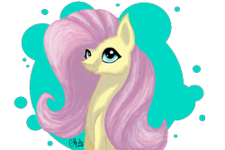 Size: 600x400 | Tagged: safe, artist:shadow-nights, fluttershy, pegasus, pony, female, mare, signature, simple background, smiling, solo, transparent background