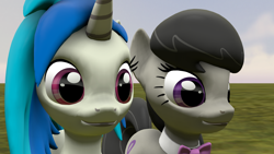 Size: 1920x1080 | Tagged: safe, dj pon-3, octavia melody, vinyl scratch, earth pony, pony, 3d, duo, source filmmaker