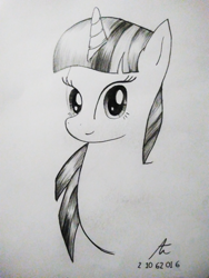 Size: 2448x3264 | Tagged: safe, artist:truffle shine, derpibooru import, twilight sparkle, bust, portrait, sketch, solo