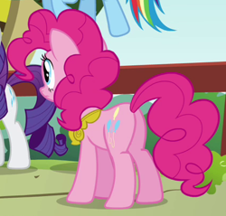 Size: 422x404 | Tagged: safe, screencap, pinkie pie, earth pony, pony, keep calm and flutter on, cropped, female, mare, plot, solo focus