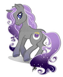 Size: 800x983 | Tagged: safe, artist:ladyamaltea, oc, oc only, pony, unicorn, female, imperial purple, mare, solo