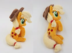 Size: 3004x2216 | Tagged: safe, artist:epicrainbowcrafts, applejack, pony, beanie (plushie), high res, irl, photo, plushie, solo